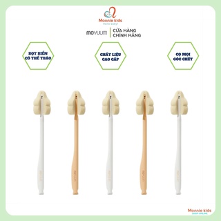 Bộ 5 cọ rửa bình sữa và núm ti Moyuum cho bé, dụng cụ rửa bình sữa bọt biển - Monnie Kids