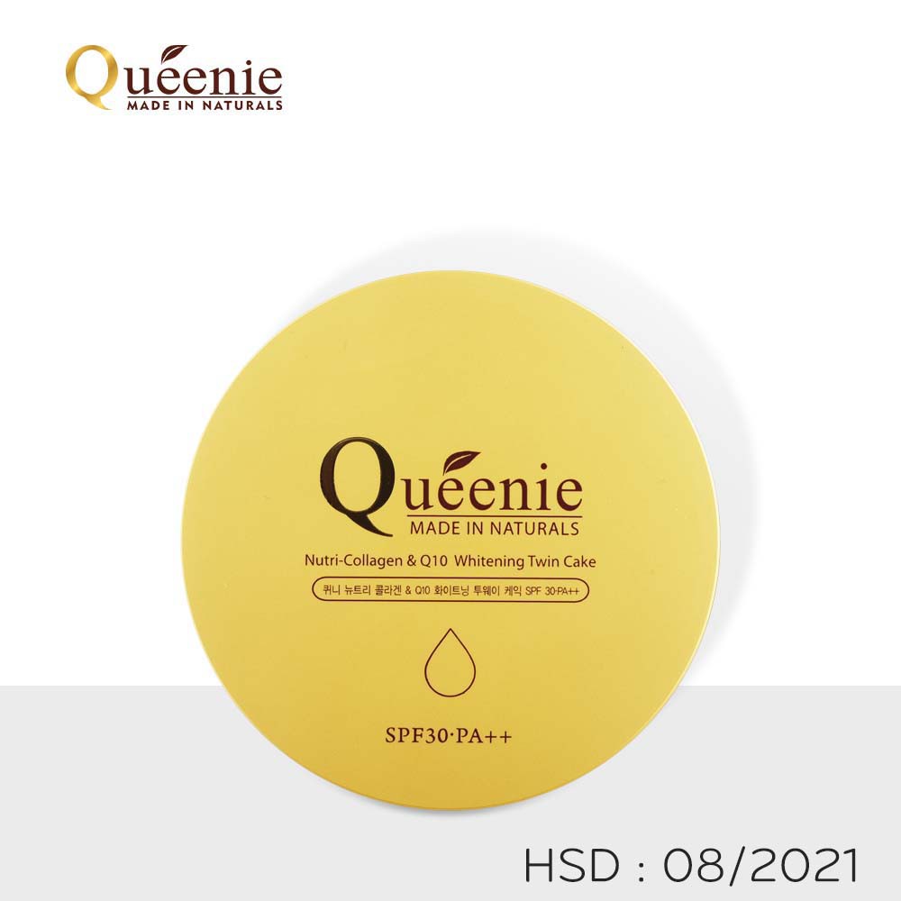 Phấn trang điểm trắng da Queenie chống nắng, kiềm dầu 20g