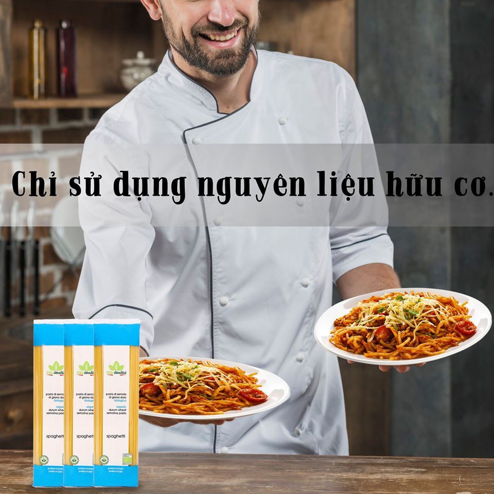 Mì Spaghetti hữu cơ Bioitalia 500g