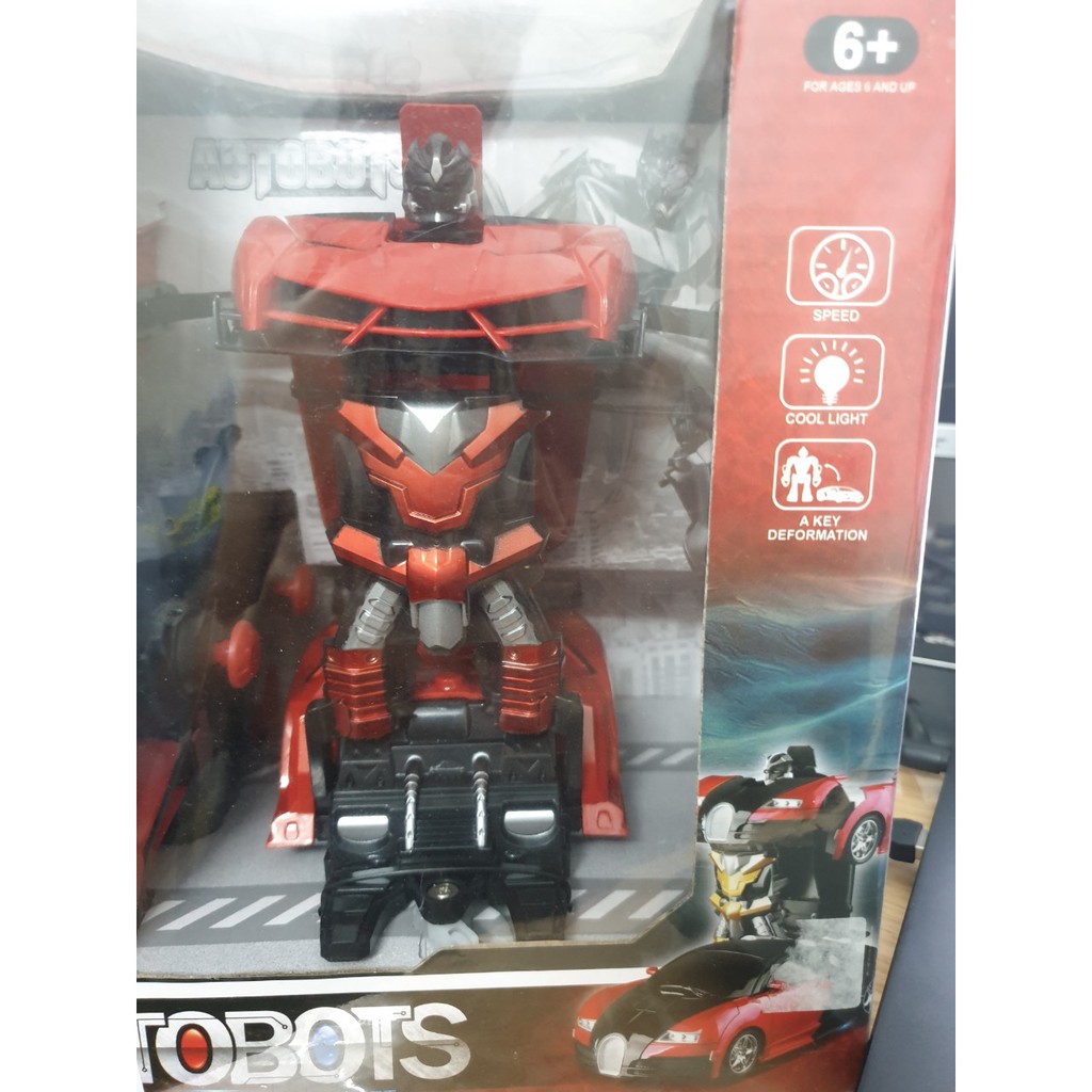 Xe Điều khiển từ xa autobots RC robot bugatti veyron biến đổi hình dạng RC drift RC onroad