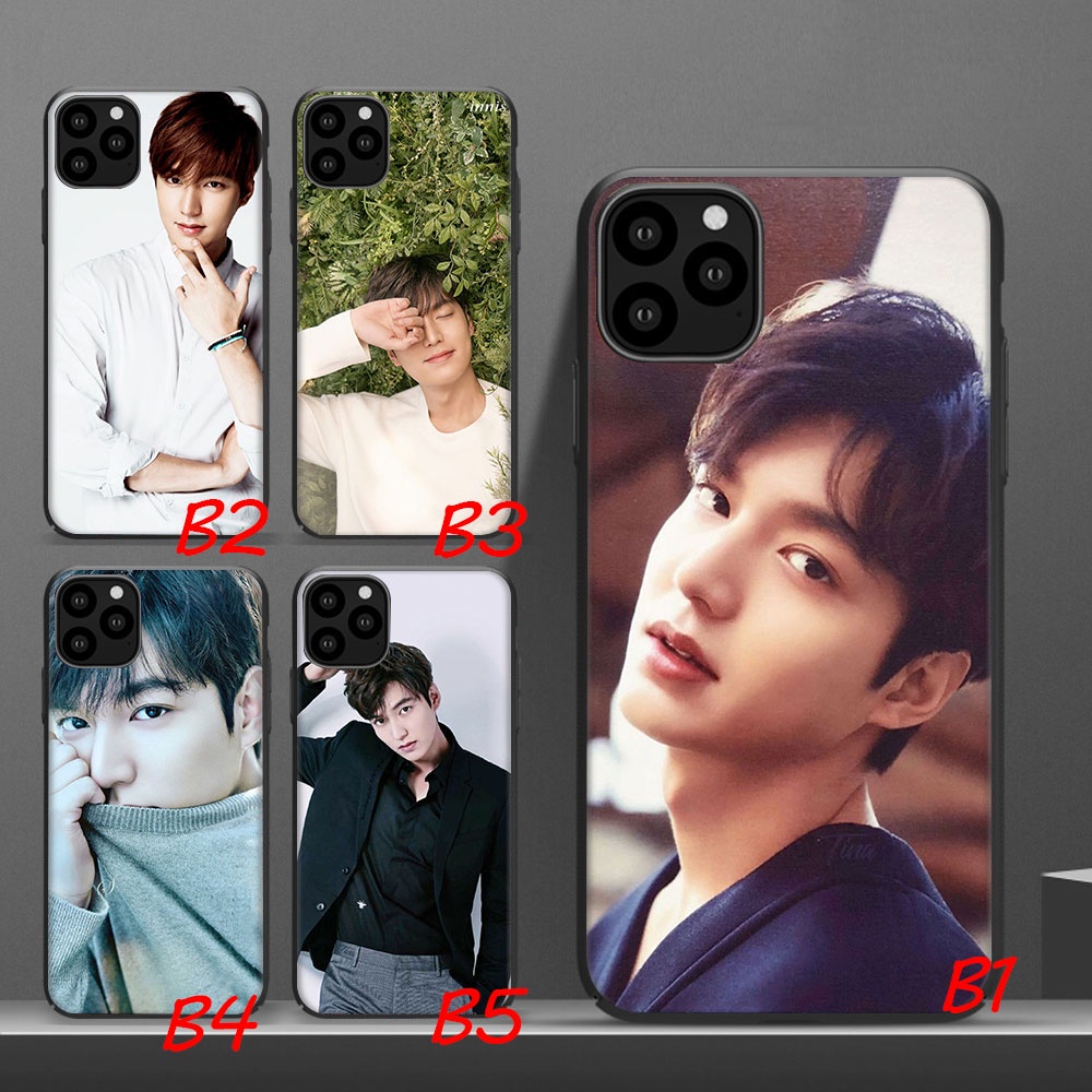 Ốp Điện Thoại Hình Lee Min Ho Có Dây Đeo Và Móc Xỏ Ngón Cho iPhone 5 5s 6 6sPlus 7 8Plus X XS XR XS Max 11