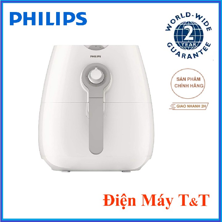 [Mã ELHADEV giảm 4% đơn 300K] Nồi chiên không dầu Philips HD9216, chính hãng công ty phân phối