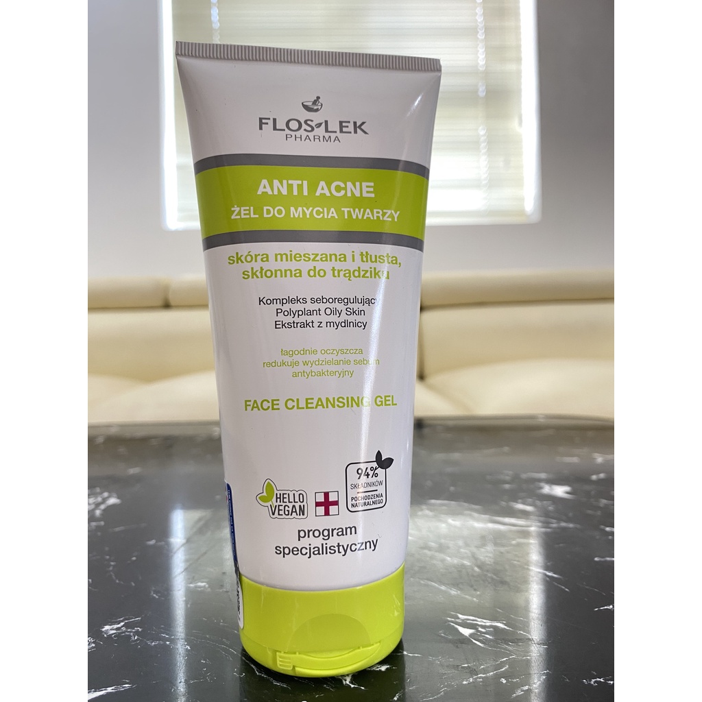 Floslek Sữa Rửa Mặt Dạng Gel Cho Da Nhờn Mụn Anti Acne Bacterial Face Cleansing Gel 200ml - 𝐃𝐫.𝐋𝐲́ 𝐇𝐨𝐚̀𝐧𝐠 | BigBuy360 - bigbuy360.vn