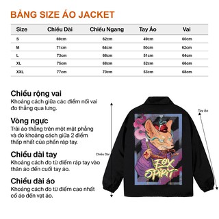 ÁO JACKET STREET FOX SPIRITS