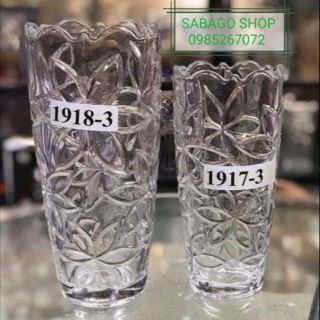 LỌ HOA THỦY TINH CAO CẤP CAO 25CM SIÊU ĐẸP