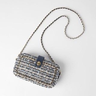 [ZARA] ]TÚI XÁCH ZARA NỮ VẢI TUÝT AUTH TUỒN XỊN
