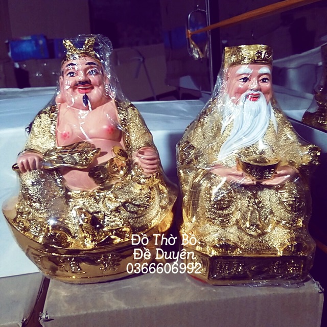 Combo ông Thần tài, thổ địa kim sa