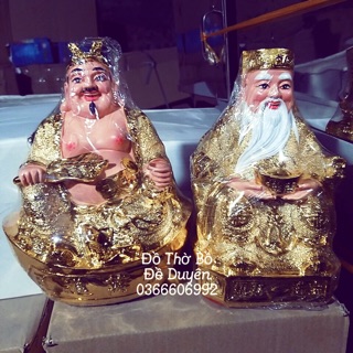 Combo ông Thần tài, thổ địa kim sa