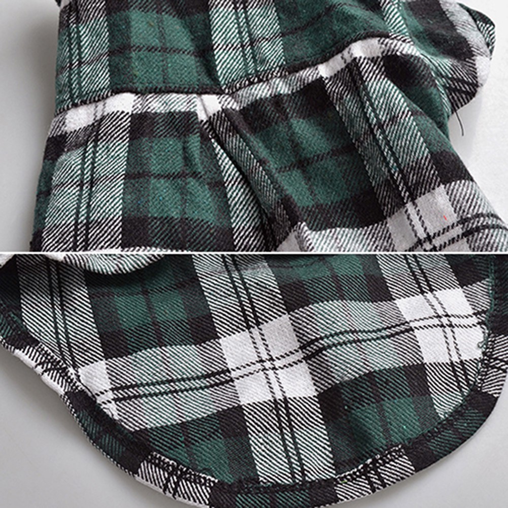 Áo sọc ca rô dễ thương dành cho thú cưng