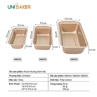 Khuôn Loaf chống dính Unibaker