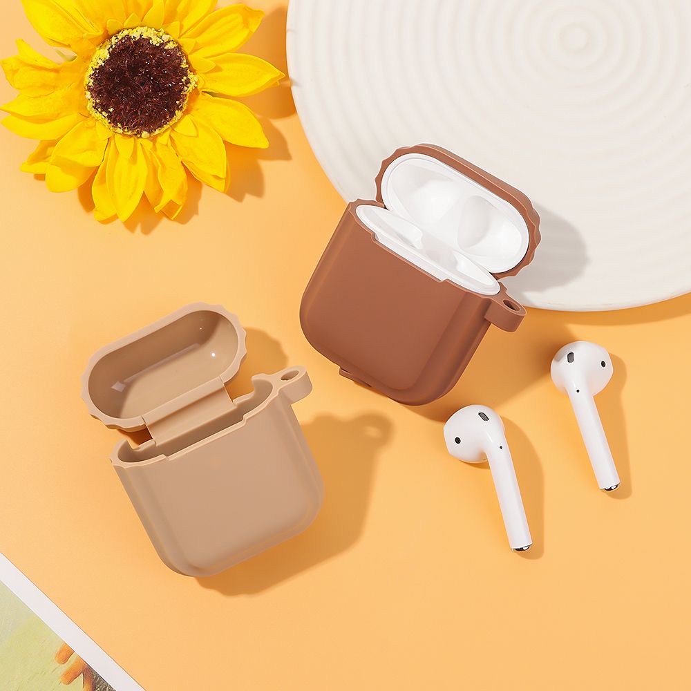 Vỏ bảo vệ hộp sạc tai nghe AirPods1/2/Pro bằng TPU mềm thoải mái nhiều màu&lt;br&gt;