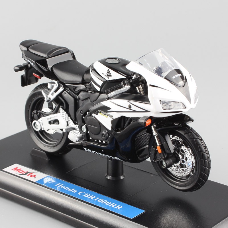 MÔ HÌNH XE MOTO Honda CBR1000RR Đen Trắng - MAISTO tỷ lệ 1:18