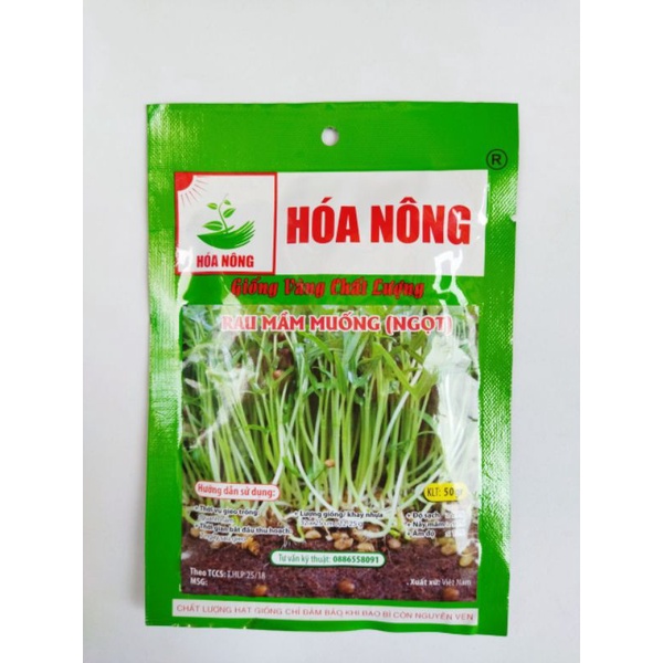 Gói 50g Hạt Giống Rau Mầm Muống