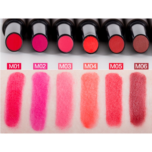 Son lì Eco Soul Kiss Button Lips Matte Korea với thiết kế mới lạ dạng thỏi bấm.