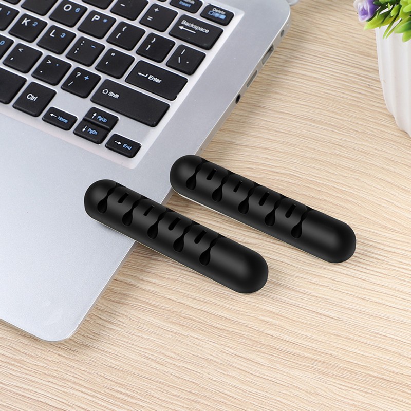 Kẹp Giữ Dây Cáp Sạc Điện Thoại Bằng Silicon Từ Tính Tiện Dụng Cho Phòng Ngủ / Văn Phòng