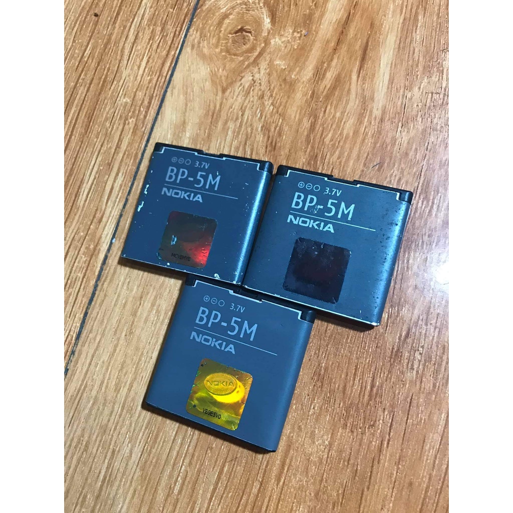 Pin Nokia BP-5M Zin cũ bóc máy cho điện thoại 8600 / 5610 / 5611 / 5700 / 5710 / 6110 / 6500S / 7390 / 6220C