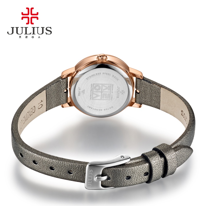 Julius Đồng Hồ Đeo Tay Chống Thấm Nước Đính Kim Cương Giả Phong Cách retro Dành Cho Nữ 966 * & & -