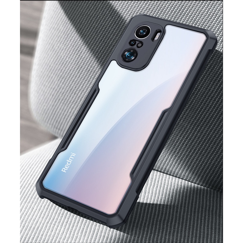 Ốp điện thoại trong suốt chống sốc dành cho Xiaomi POCO F3 M3 X3 Pro NFC GT 5G