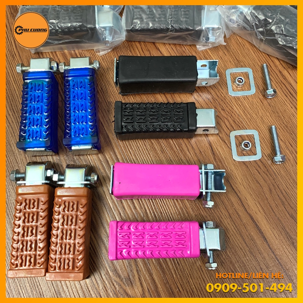 Gác Chân Sau Xe Đạp Phổ Thông  Nhiều Màu Sắc - Gắn Cho Các Loại Khung Xe Đạp Có Hàn Sẵn Ngàm Giữ