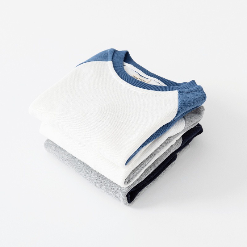 Bộ thu đông cho bé WAPYPY bộ nỉ dài tay hàng xuất Âu Mỹ