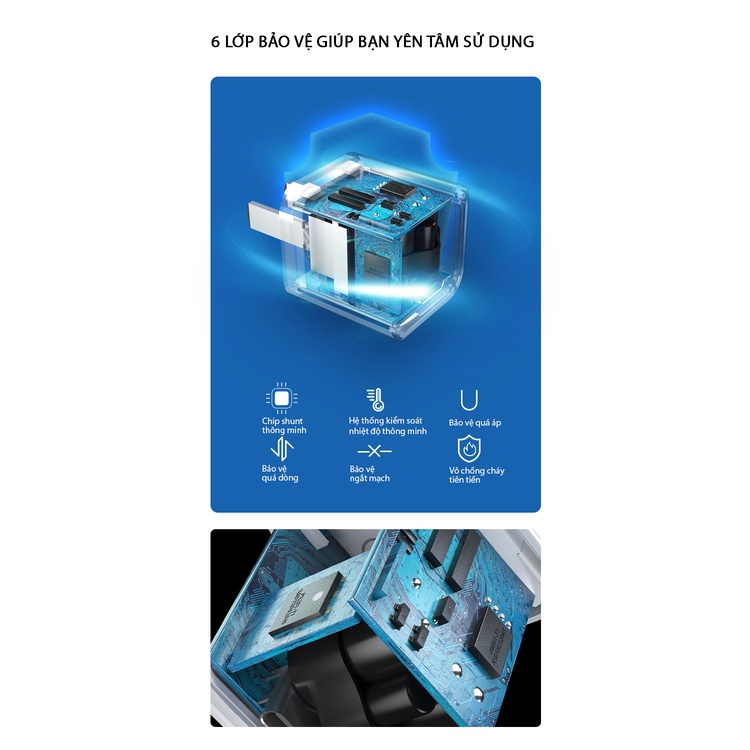 Củ Sạc Nhanh 20W PD101 MOVE SPEED - Sạc Nhanh Type C 20W Dành Cho Iphone, Ipad, Samsung, Huwei..