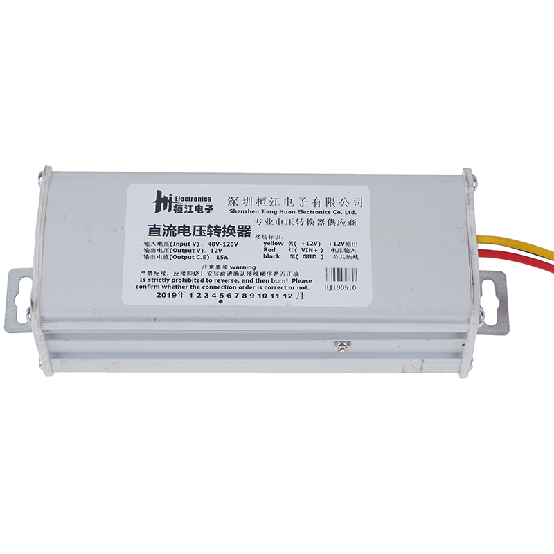 Bộ Chuyển Đổi Nguồn Điện 24V-60V,36V-72V,48V-120V Sang 12V-15A / 180W