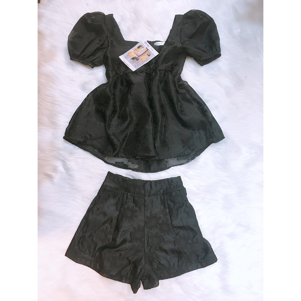 [ẢNH THẬT]SET BỘ BABYDOLL VOAN TƠ ĐÁM MÂY | BigBuy360 - bigbuy360.vn