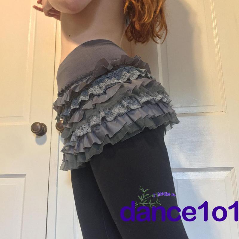 ❥Jn✭Chân Váy Nữ Phối Ren Và Nơ Phong Cách Vintage