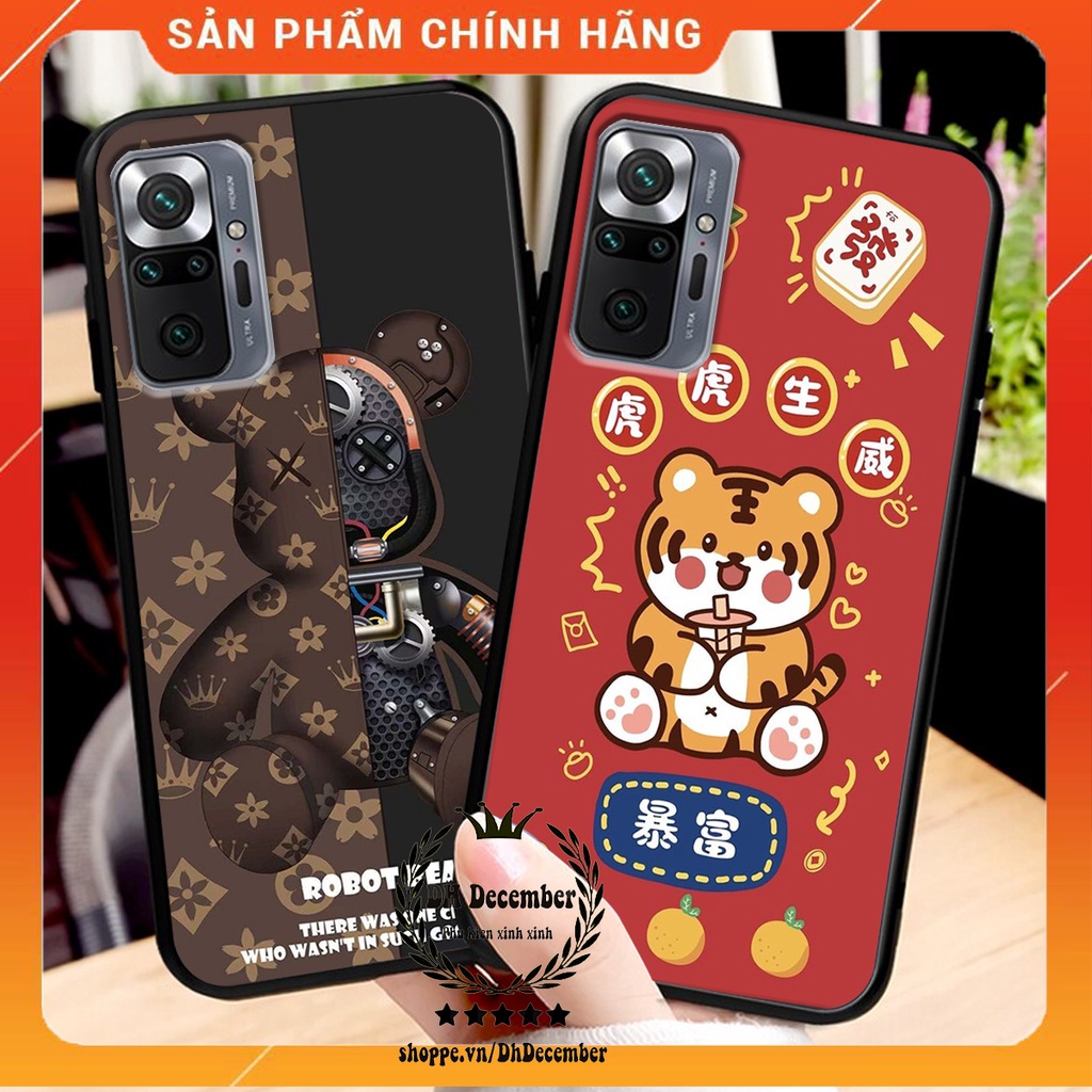 Ốp lưng Xiaomi REDMI NOTE 10 PRO in hình 3D lucky, gấu Brick xinh xắn - KHÔNG NÊN BỎ LỠ