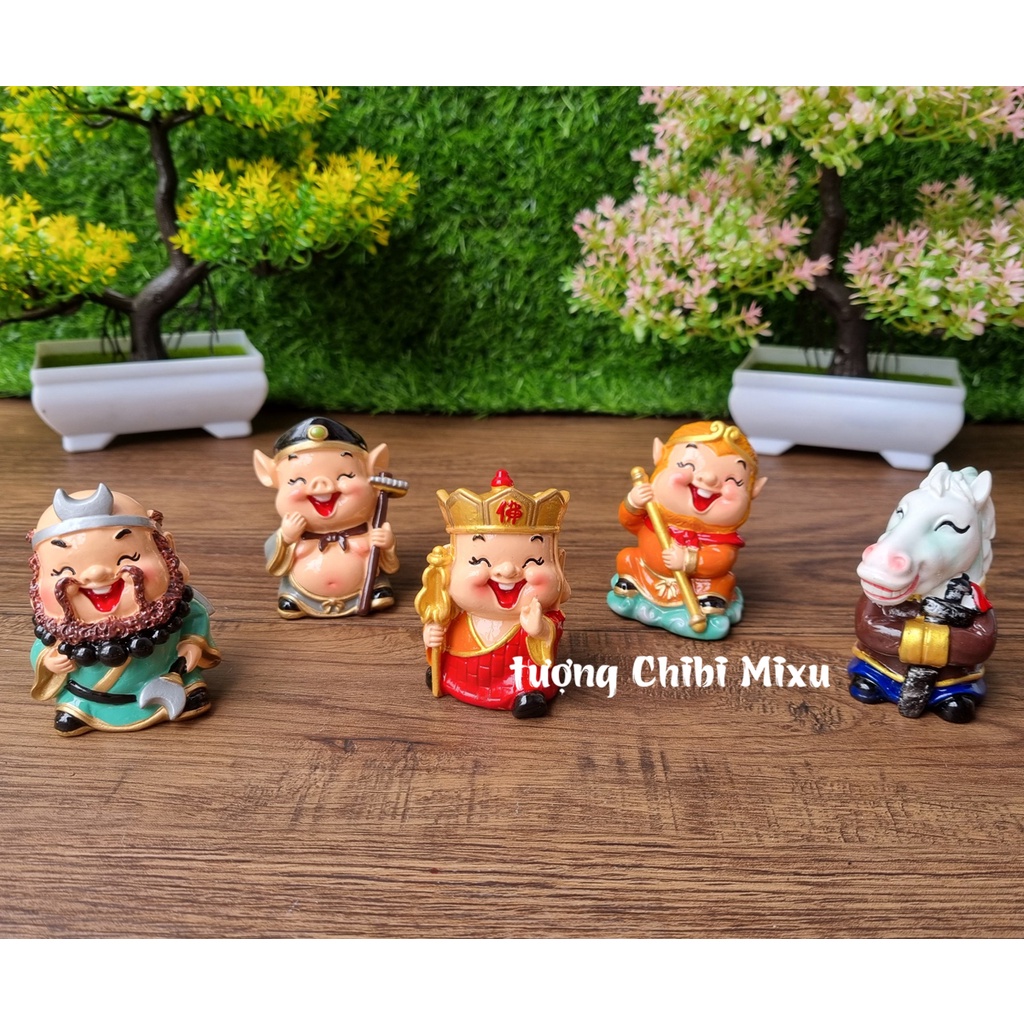 Tượng Bạch Long mã - bổ sung cho bộ 04 thầy trò Đường Tăng size 6cm