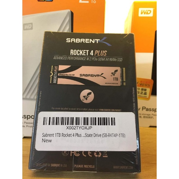 Ổ cứng SSD M2 PCle SABRENT Rocket Gen 3 /Gen4 - 1TB NVMe 2280 - Bảo hành 36 tháng