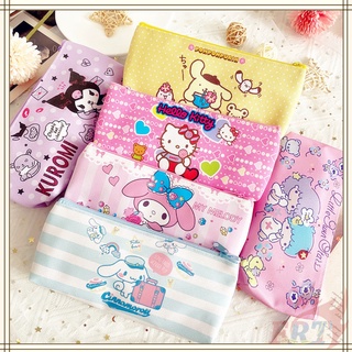 ✿ Hộp Bút Chì Sanrio ✿ 1 Túi Đựng Bút Hình Hello Kitty Cinnamoroll Kuromi My Melody Pompompurin