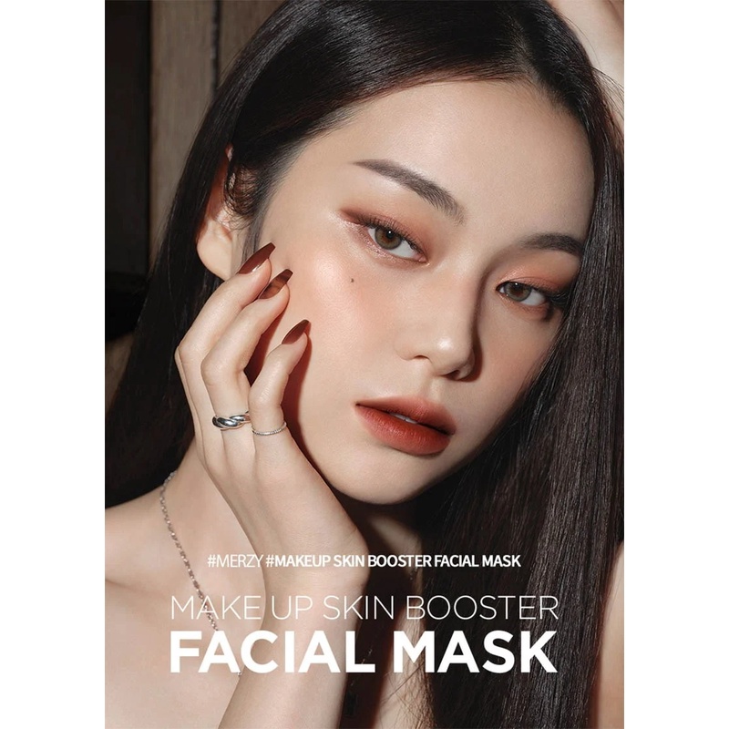Mặt Nạ Cấp Ẩm, Làm Dịu Da Merzy Make Up Skin Booster Facial Mask 23ml