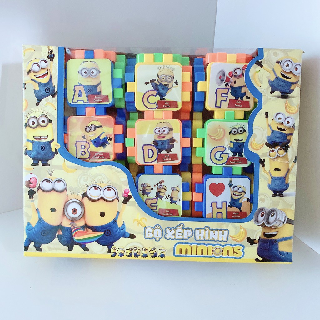 Sale !!! Bộ Đồ Chơi Xếp Hình Minion Và Siêu Anh Hùng Cho Bé (1565 ) Shop Phúc Yến