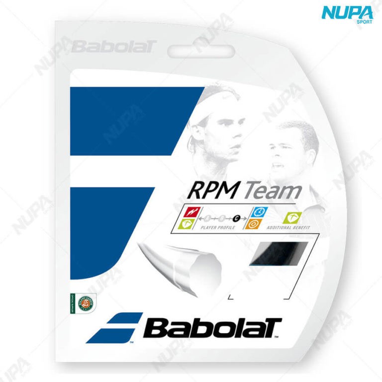 Dây Đan Vợt Tennis Babolat RPM Team – Black – 17 | NUPA SPORT