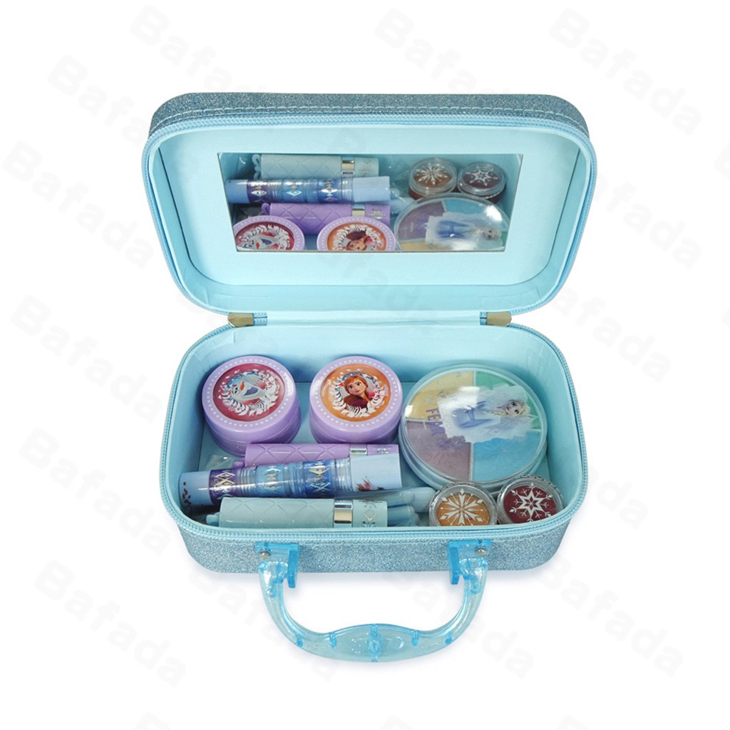 Disney Frozeen 2 Kids Cosmetic Bag,Safety Tested- Non Toxic,Make up Set for Kids Girl,Girls Toy Make Up Kits,Kids Make Up Set,lipstick for kids girl,Pretend Play Kids Beauty Salon,Makeup set for kids