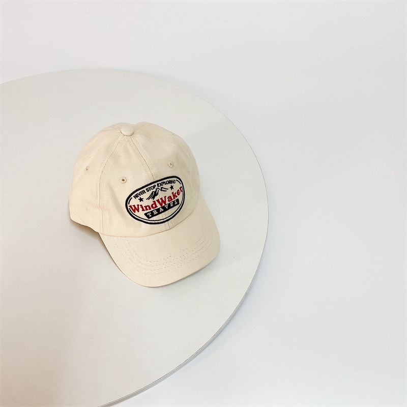 Mũ Lưỡi Trai Thêu Chữ Nhiều Màu Sắc Xinh Xắn Phong Cách Hàn Quốc Cho Bé