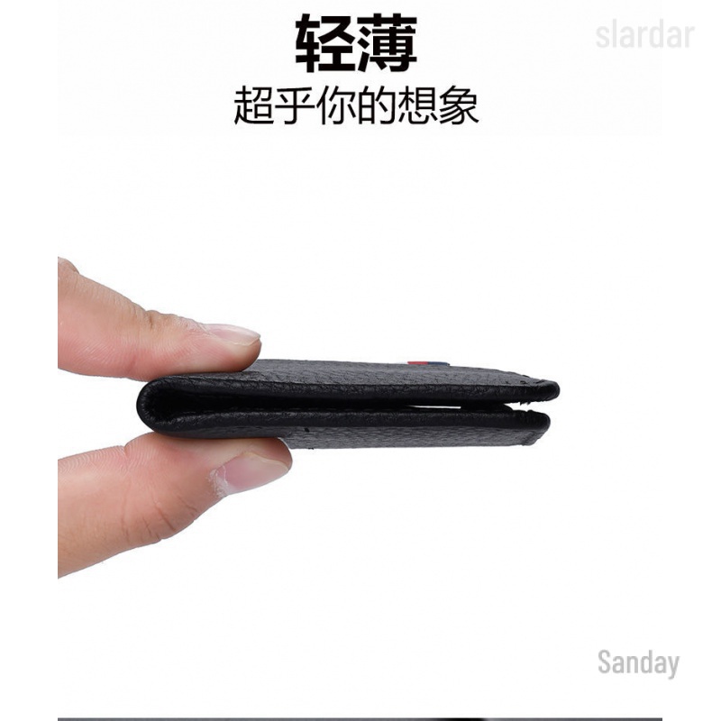 Ví Da Siêu Mỏng Đựng Thẻ / Bằng Lái Xe / Bằng Lái Xe Cỡ Lớn Đa Năng Cho Nam Giá Đỡ