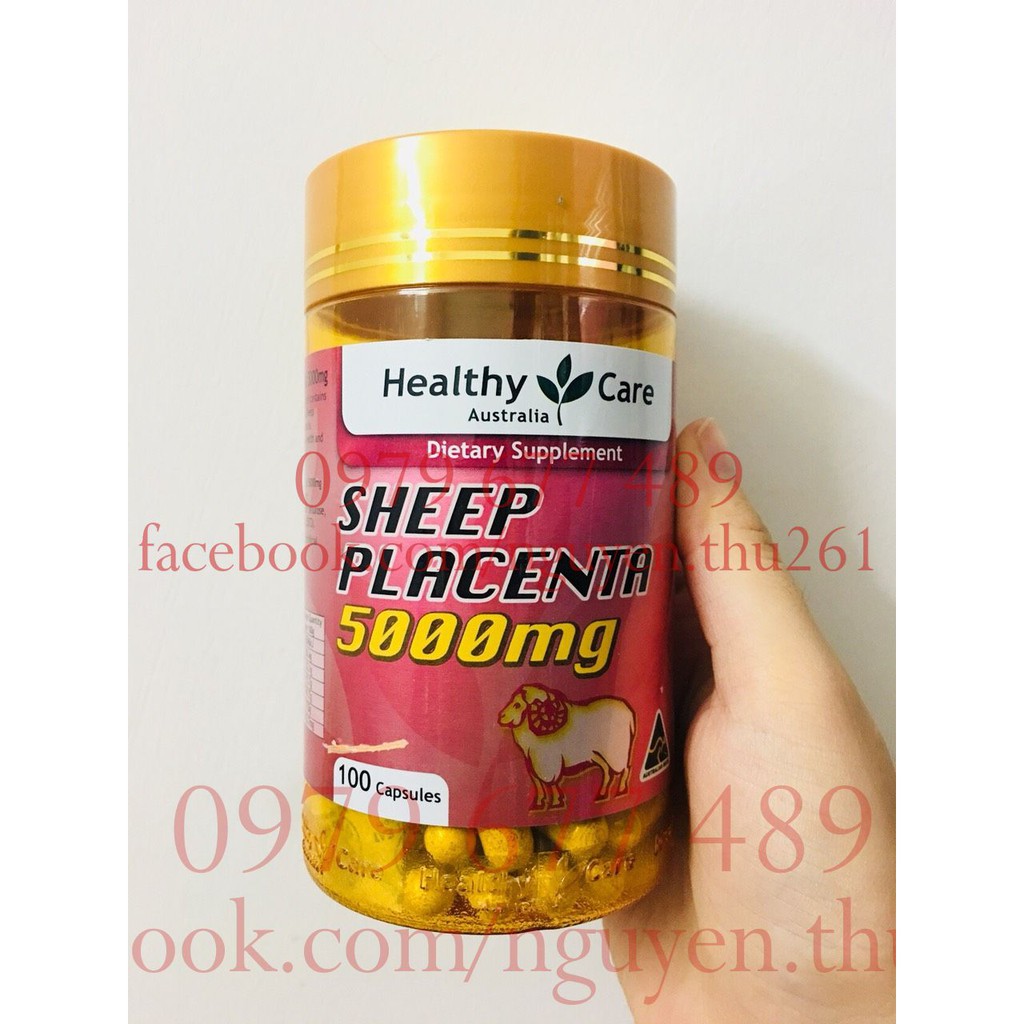( Mẫu mới nhất) Viên uống nhau thai cừu Healthy Care Úc 100 viên | BigBuy360 - bigbuy360.vn