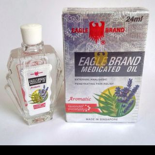 DẦU GIÓ TRẮNG 24ML EAGLE BRAND MEDICATED OIL HƯƠNG OẢI HƯƠNG AROMATIC LAVENDER