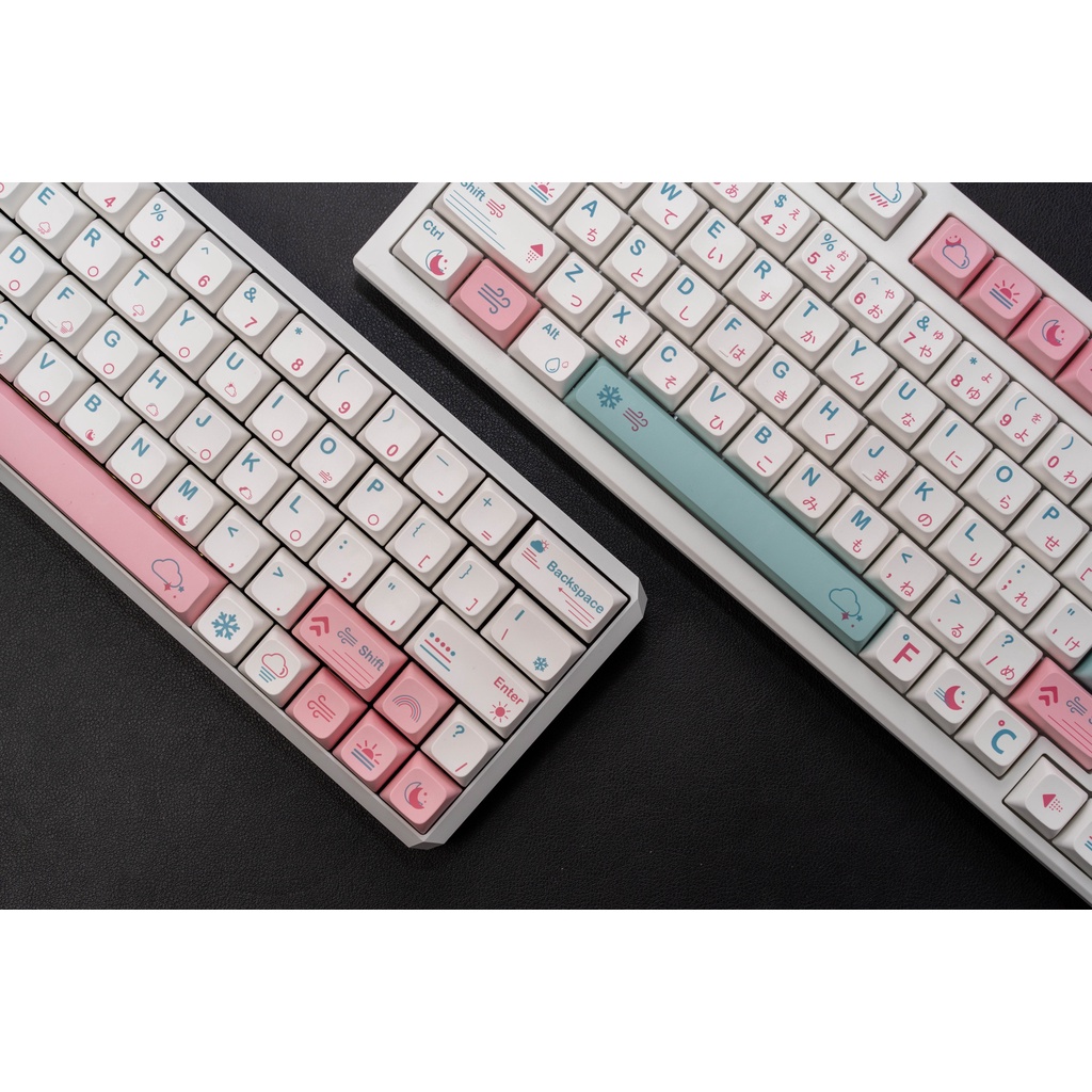 Keycap The Weather Cho Bàn Phím Cơ XDA Profile Chất Liệu Thick PBT 132 Phím | EZPC