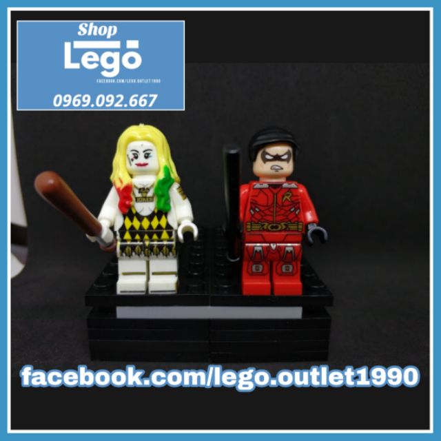 Xếp hình Harley Quinn Gotham thành phố tội lỗi DCcomics Lego Minifigures POGO pg8103