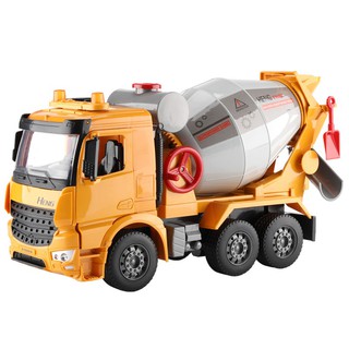 ☍Máy trộn xi măng đồ chơi cậu bé lớn trẻ em xe bồn bê tông 5 4 tải kỹ thuật 2 3 tuổi <