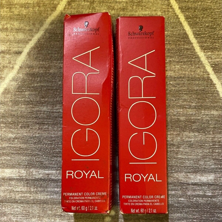 Màu nhuộm thời trang, phủ bạc cao cấp Schwarzkopf Igora Royal 60ml
