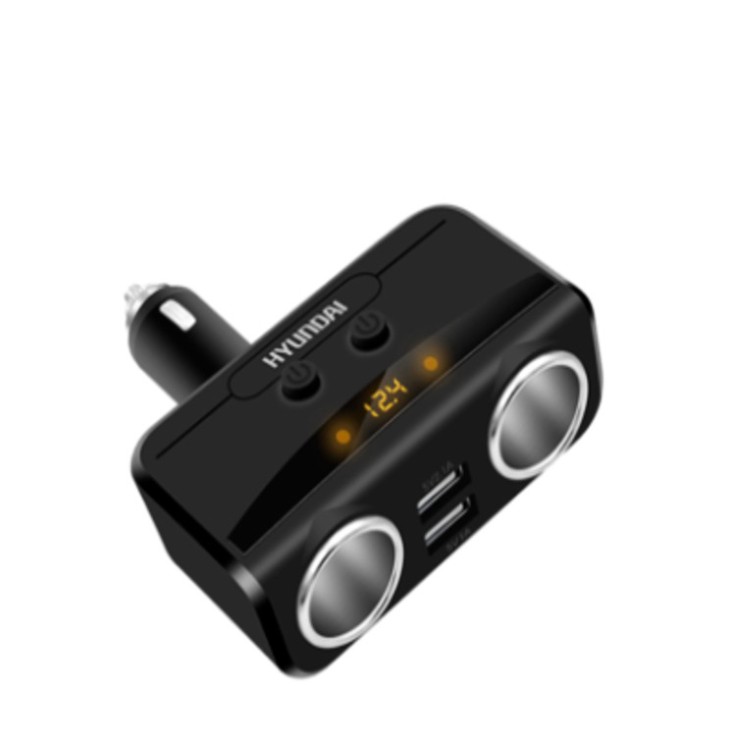 Sản Phẩm Bộ Chia-Tẩu Sạc-Ô Tô-Cao Cấp-Chính Hãng-Hyundai-HY-32 .