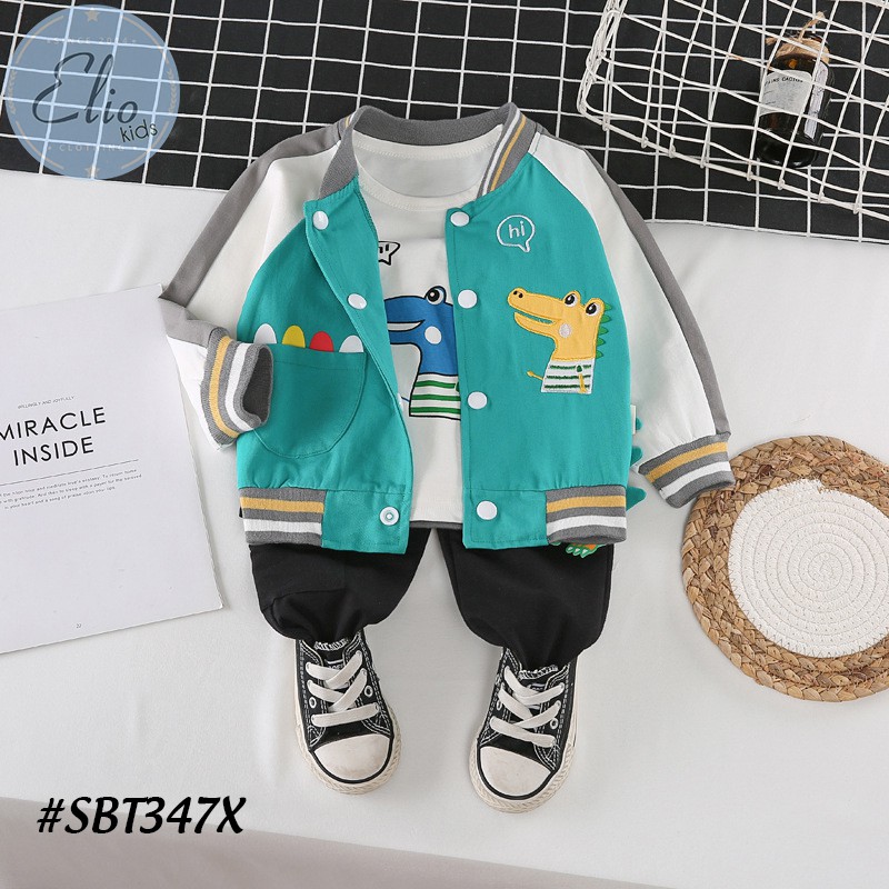Set bé trai SBT347 XANH
