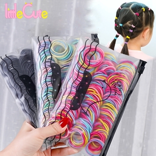 Set 100 Dây Buộc Tóc Xinh Xắn Cho Bé Gái