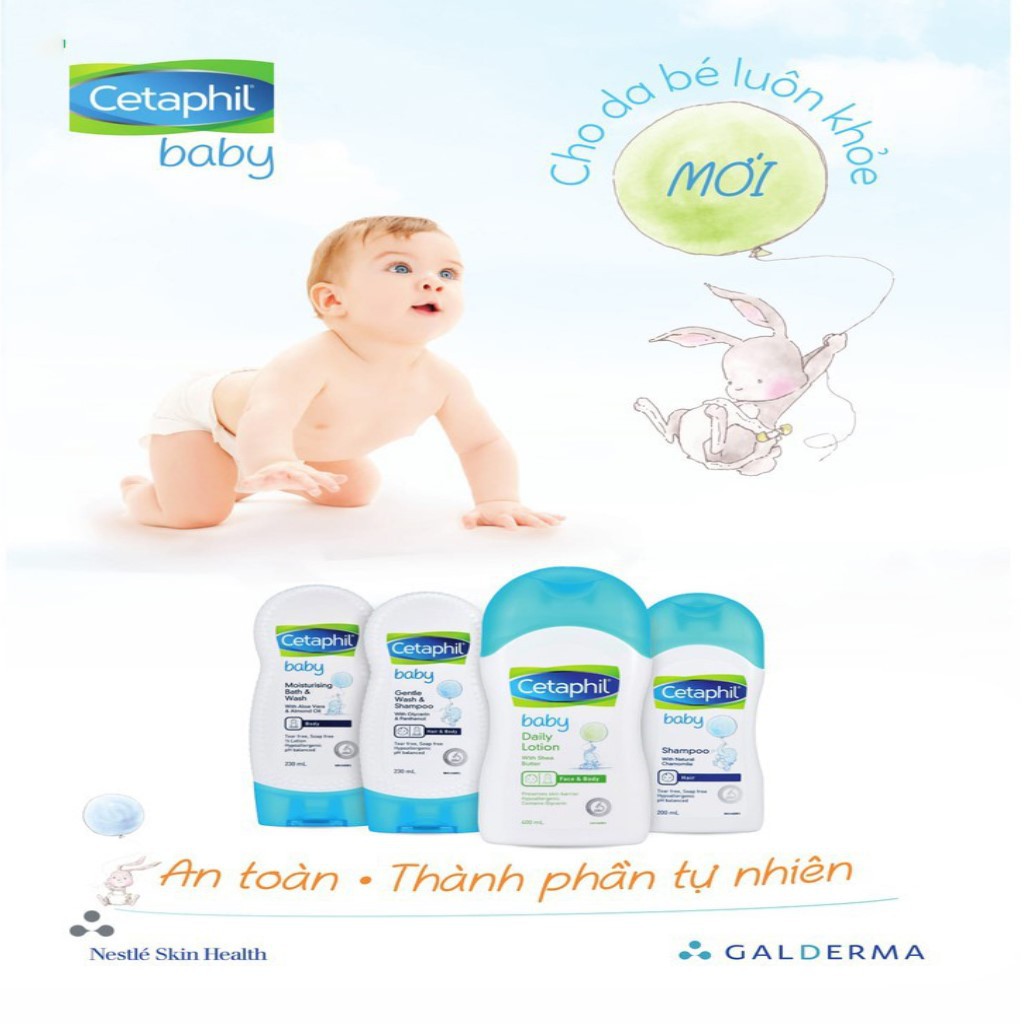 Sữa dưỡng da Cetaphil cho bé - Cetaphil Baby Daily Lotion 400ml-Skinfa.