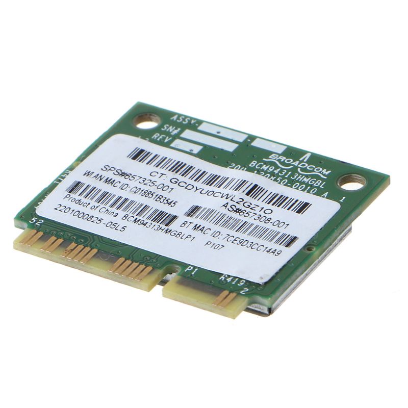 Card Wifi Không Dây BCM94313HMGB BCM20702 Wifi + 4 0 Chuyên Dụng Cho Laptop-HP