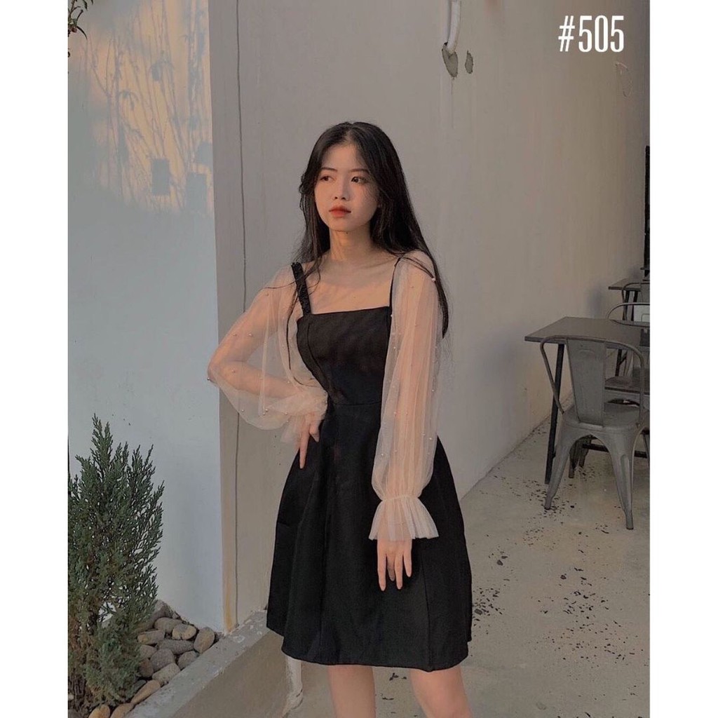 Đầm Dự Tiệc Trễ Vai Đính Ngọc GIN DRESS | BigBuy360 - bigbuy360.vn